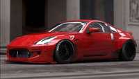 Ospoilerowanie pandem rocket bunny Nissan 350z nowe