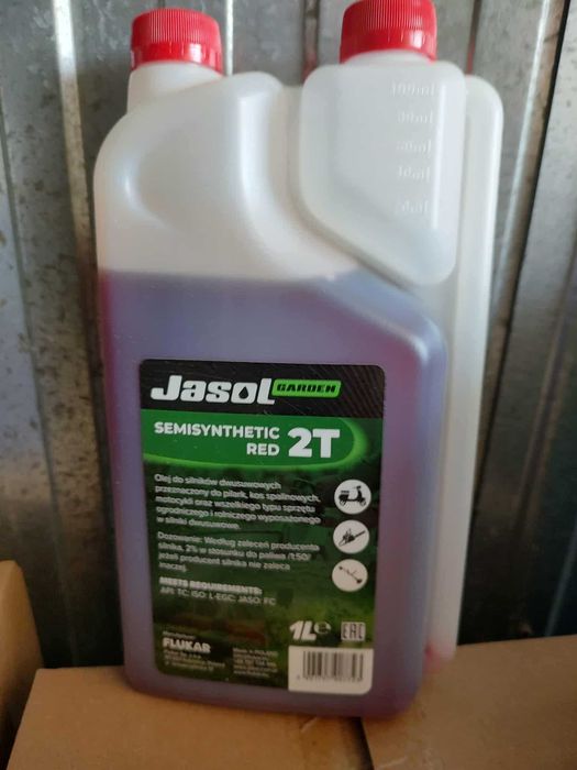 Olej dwusuw mieszanki paliwa pliły kosy 1L JASOL 2T