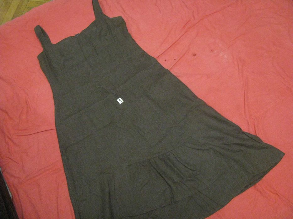 Платье на пышную даму в летний период.