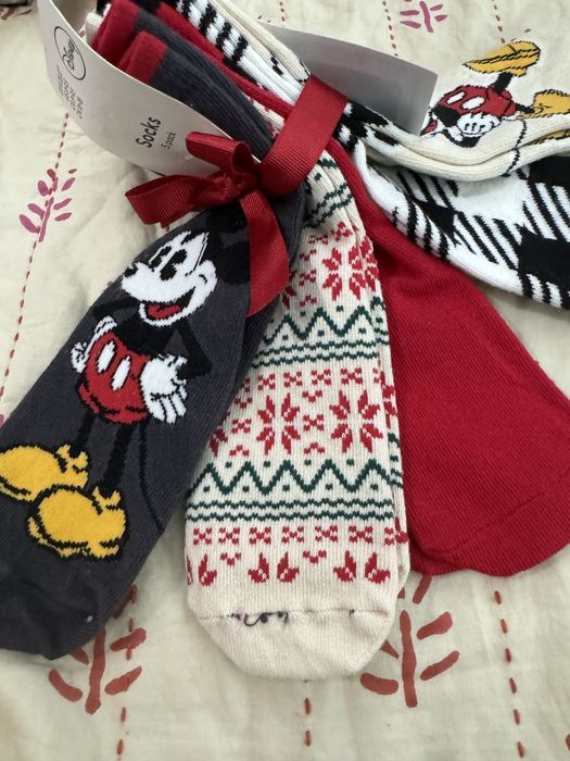 Шкарпетки дитячі 5 шт 25/27 НМ HM H&M Міккі Маус Disney