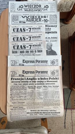 Stare gazety wojenne