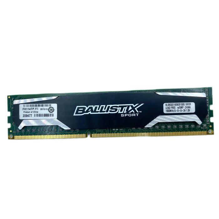 Игровая оперативная память Crucial Ballistix Sport DDR3 8Gb 1600MHz 12