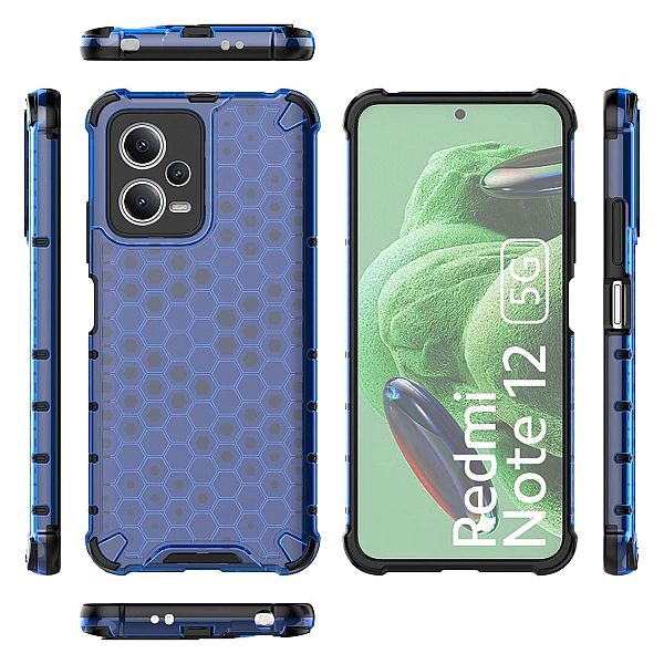Honeycomb etui do Xiaomi Redmi Note 12/5G / Poco X5/5G pancerny hybryd