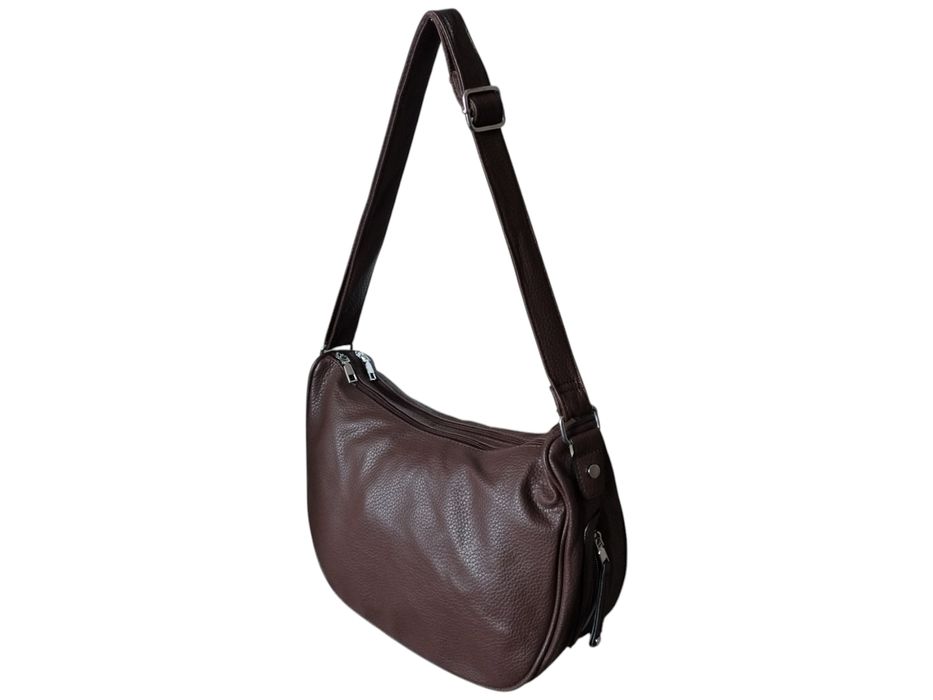 Torebka Damska, Miejska Stylowa Mała Listonoszkaę, Kolor Brązowy