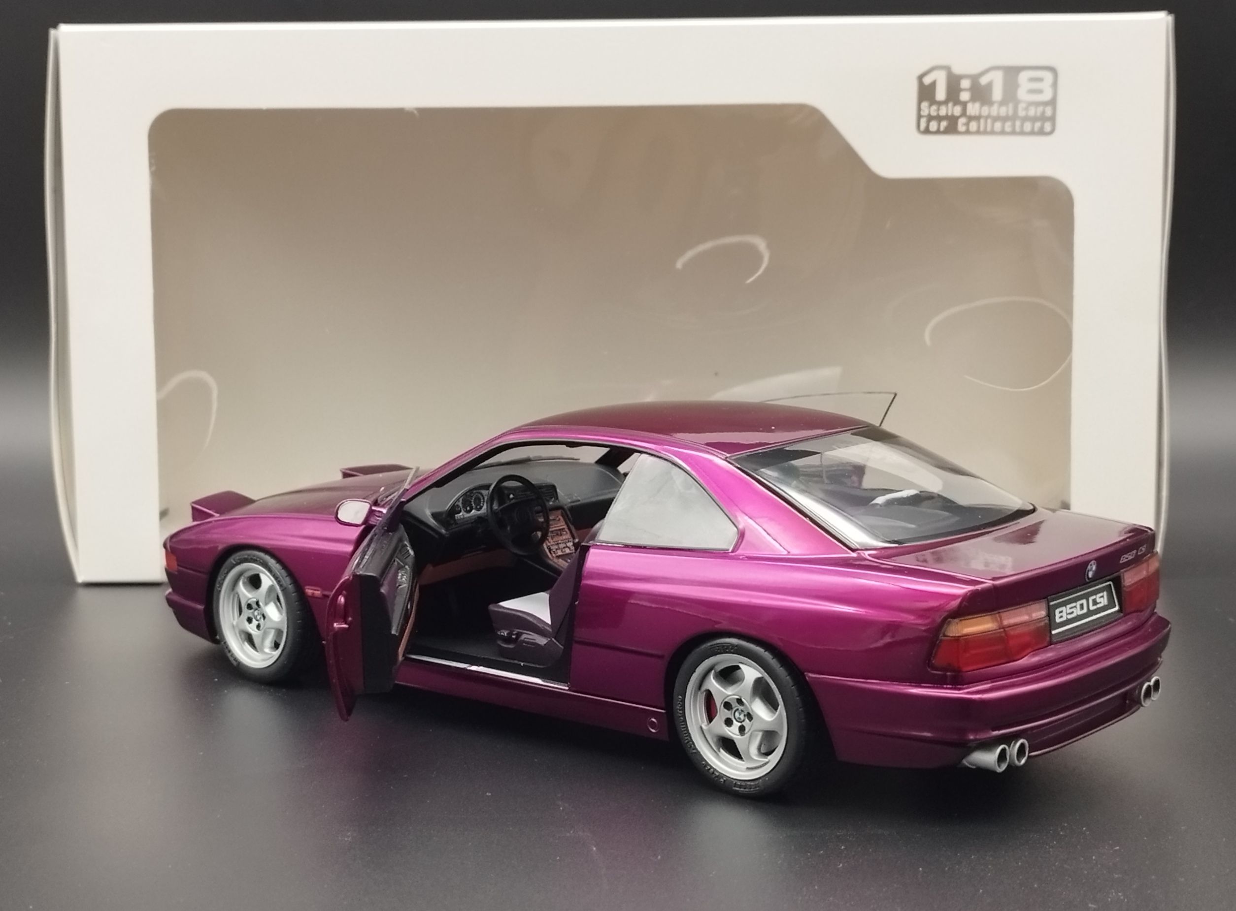 1:18 Solido BMW 850 (E31) CSi 1991 Daytona Violet