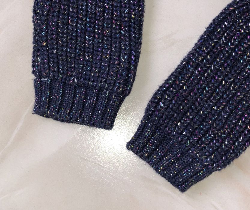 Теплая кофта-куртка (на меху) блестит! 86-92 см