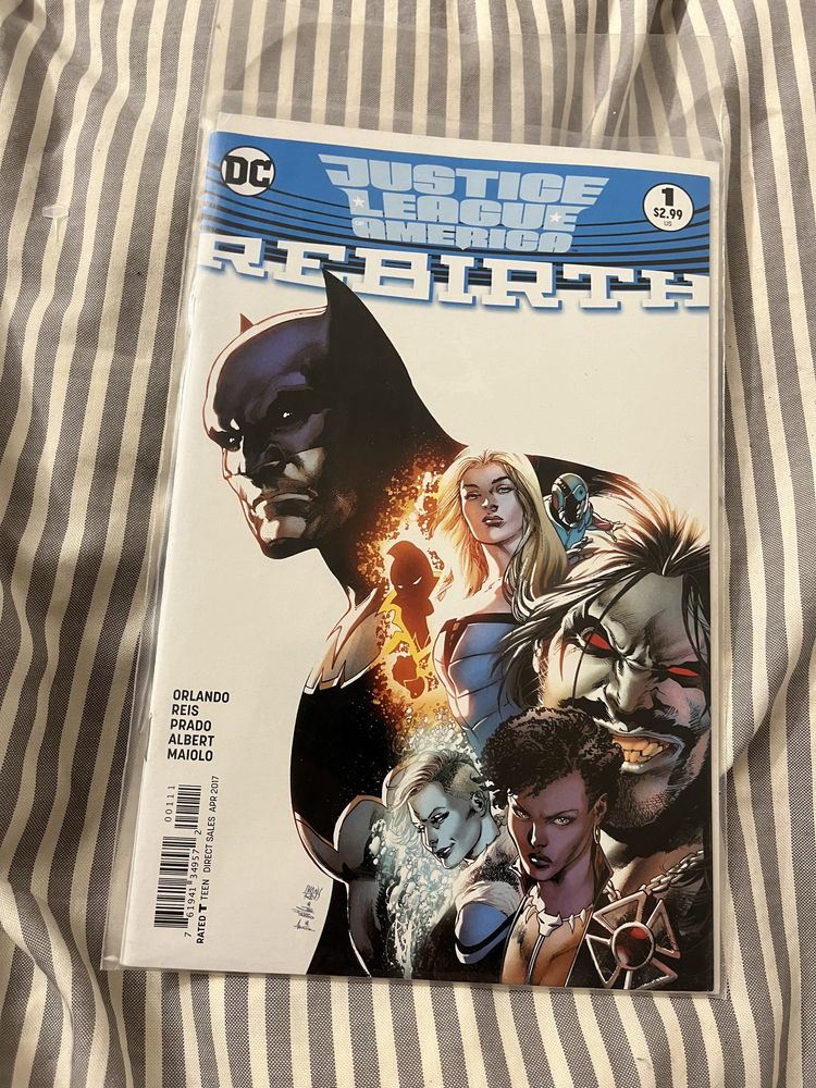 justice leauge america rebirth 2 komiks usa batman dc comics