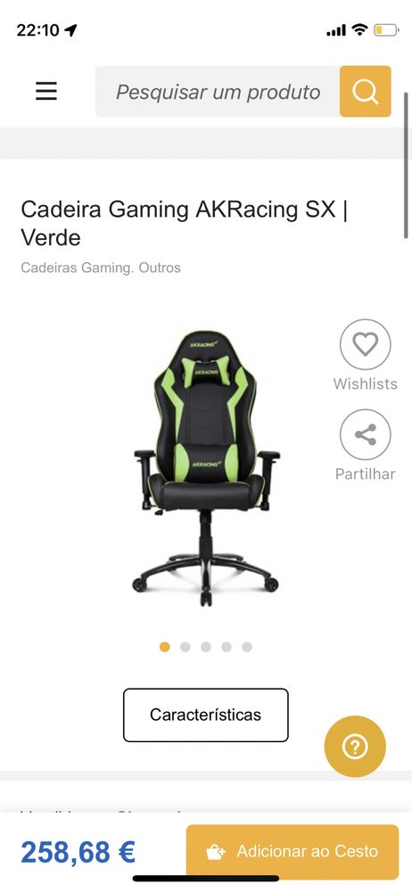 Cadeira Gaming Akracing