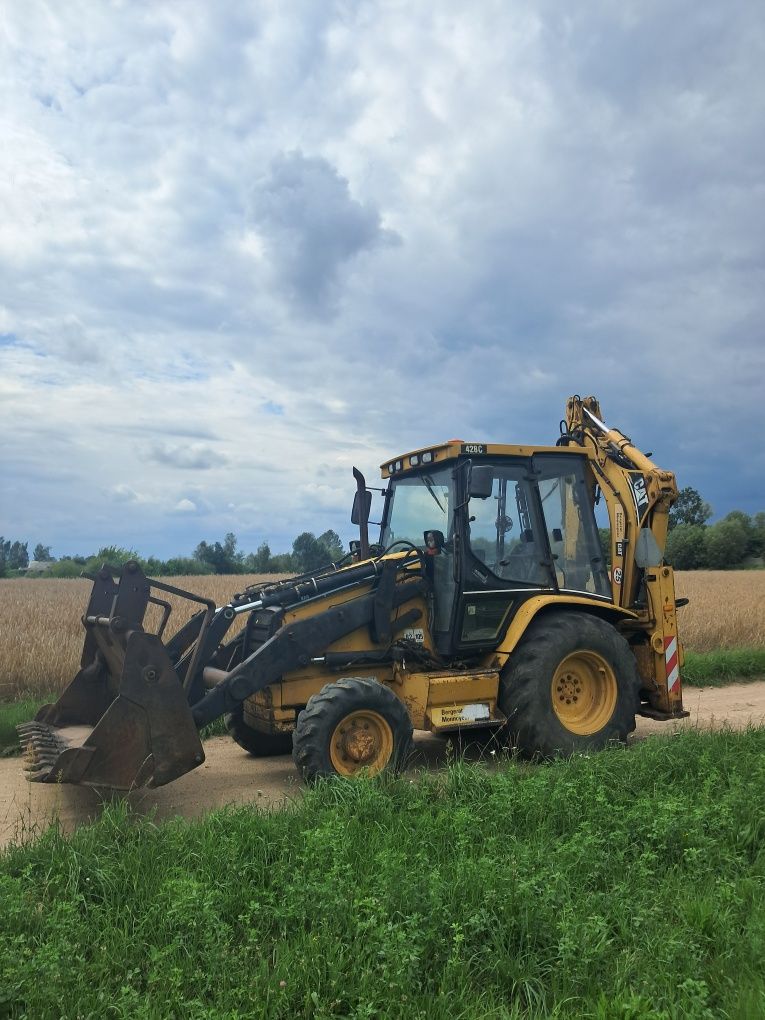 Koparko ładowarka cat 428c
