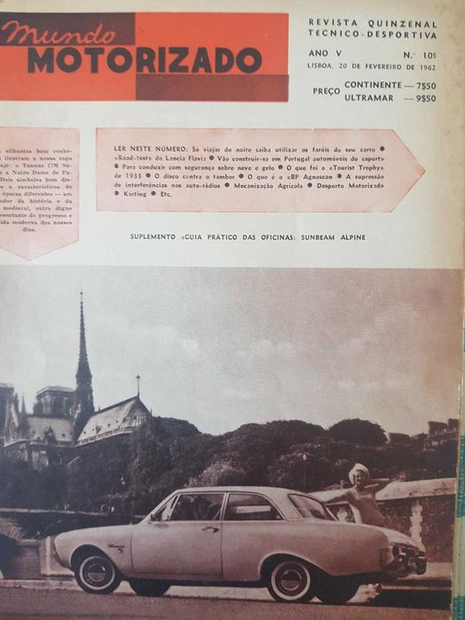 Revista Mundo Motorizado Nº105 (Ano:1962)