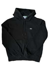 Худі lacoste organic cotton hooded sweatshirt black