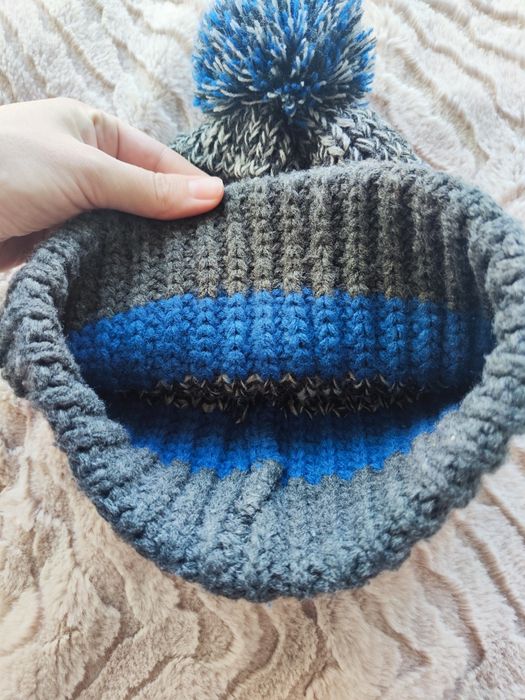 Ciepła czapka męska