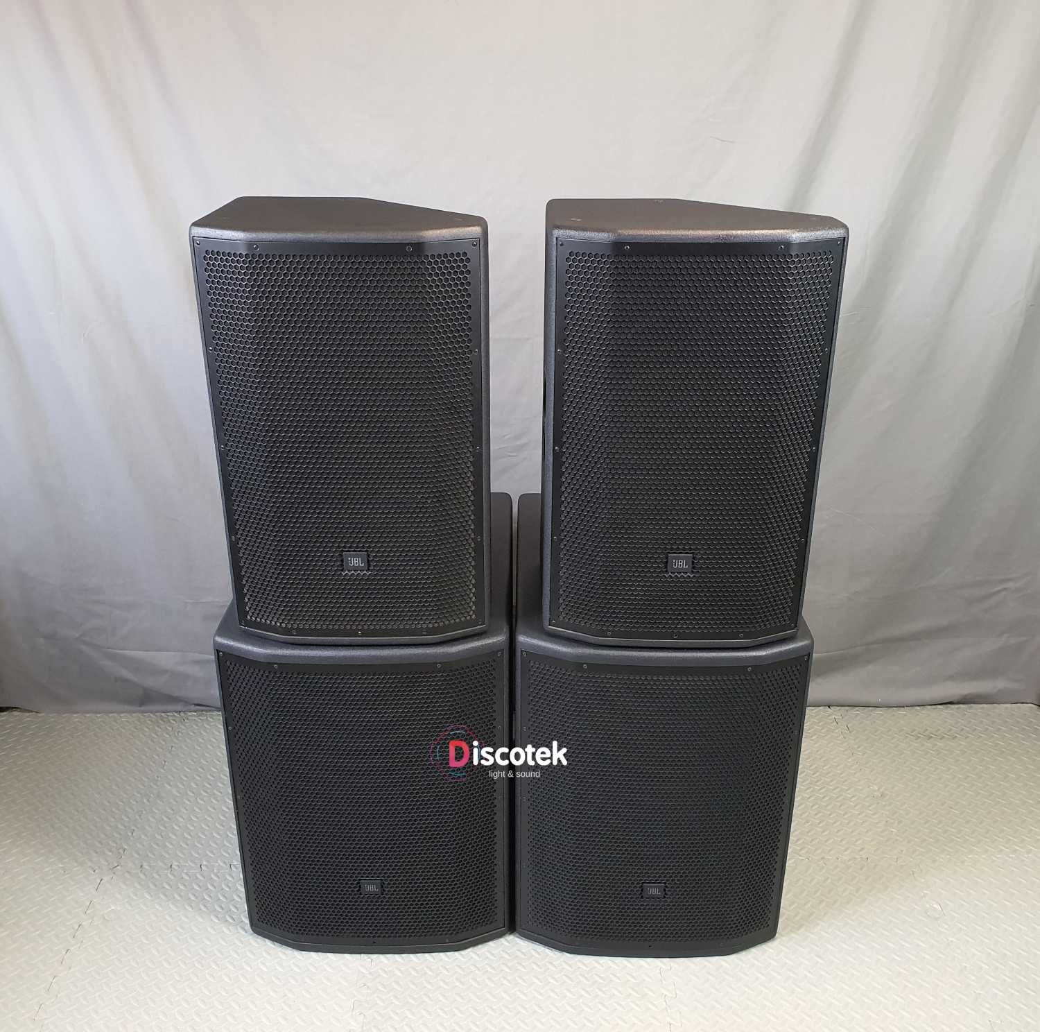 JBL PRX815W + 818XLFW | Jak nowe | Aktywne | Pokrowce |