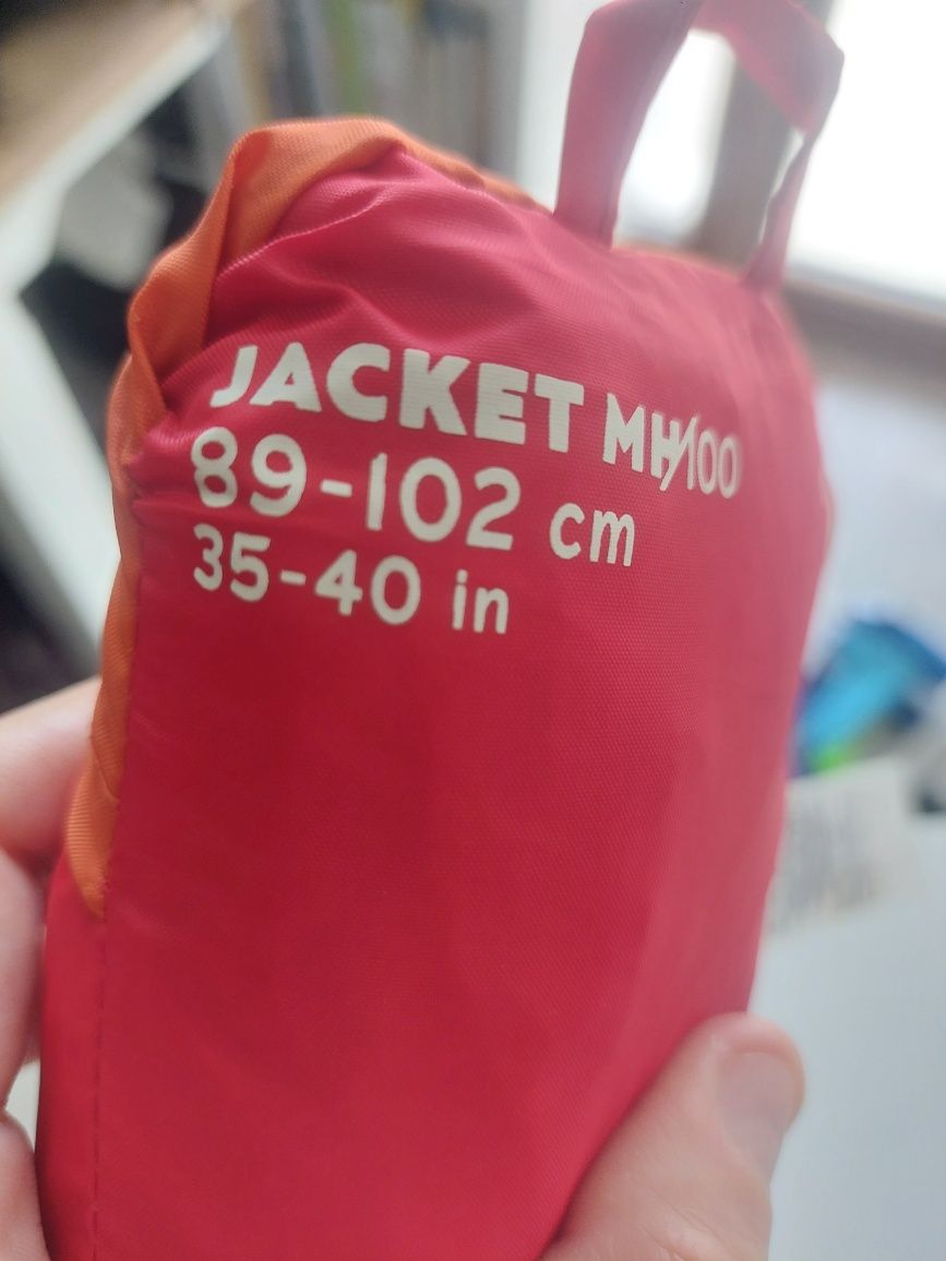 Ponczo przeciwdeszczowe dla dzieci Quechua MH100 Decatlon kurtka 3 4 l