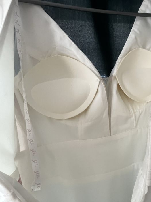 Suknia ślubna Gala Fliss miślinowa minimalistyczna