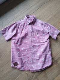 Koszula Rebel różowa krótki rękaw 98/104
