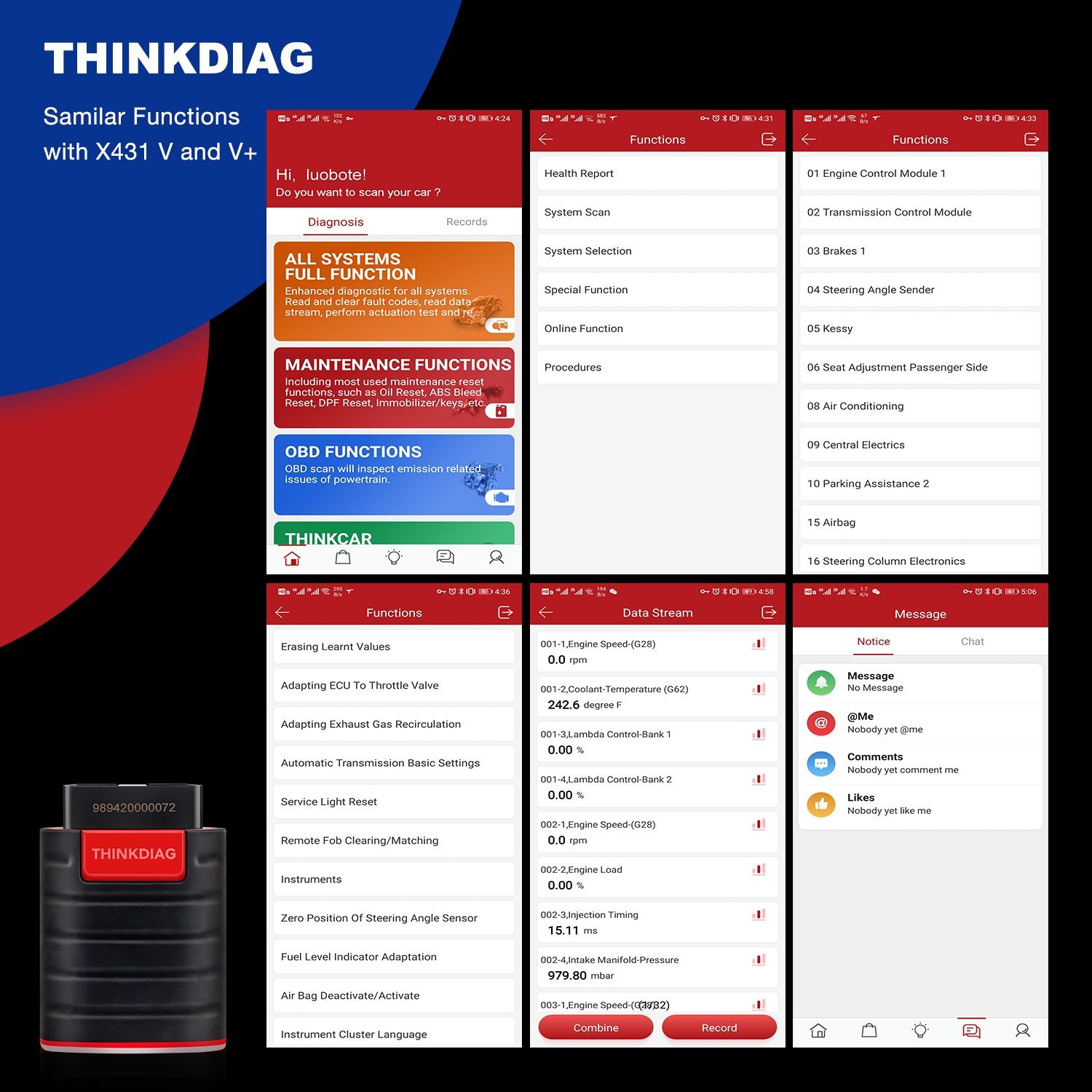 THINKDIAG - мультимарочный автосканер