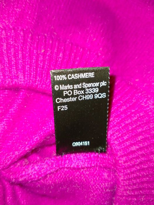 Czapka z kaszmiru Marks & Spencer Autograf