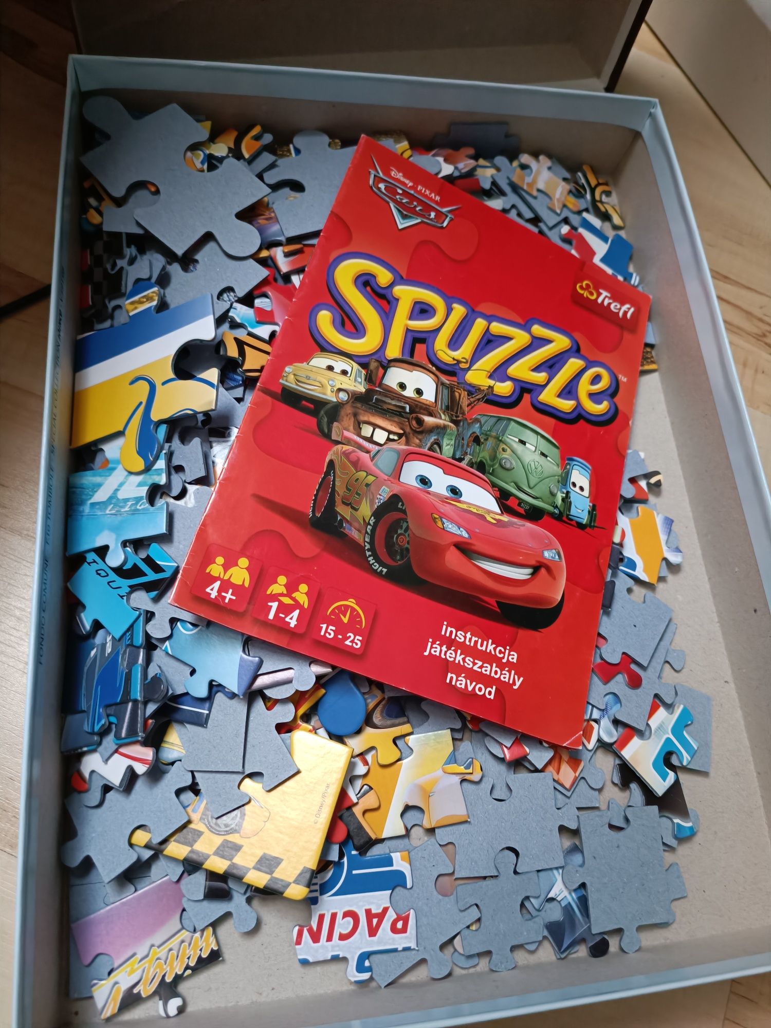 Puzzle Autka Cars Kubuś Puchatek