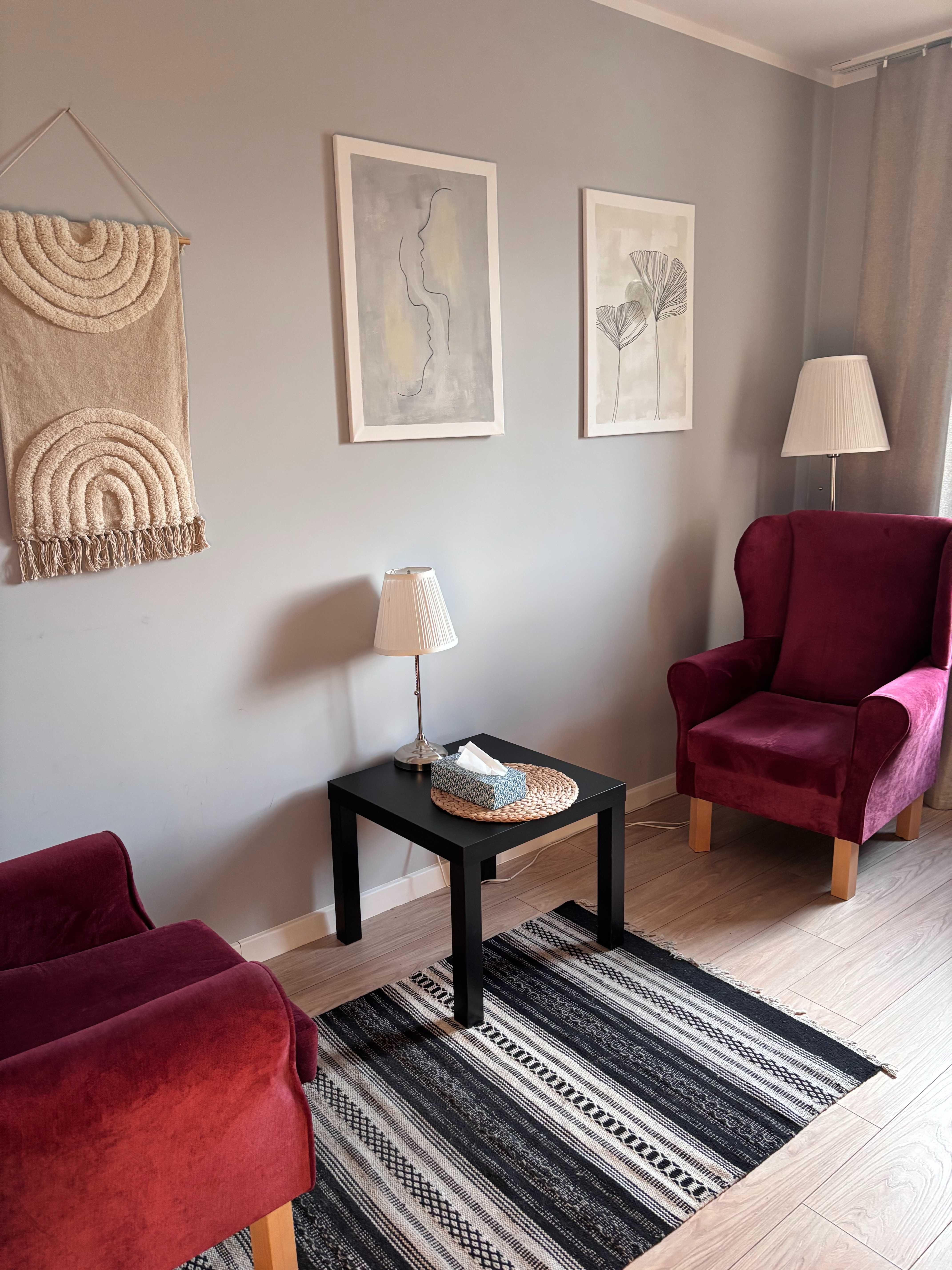 Do wynajęcia gabinet dla psychologa, psychoterapeuty, okolice Magnoli