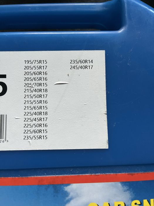 Łańcuchy śniegowe TUV GS rozmiar 95 typ KNS