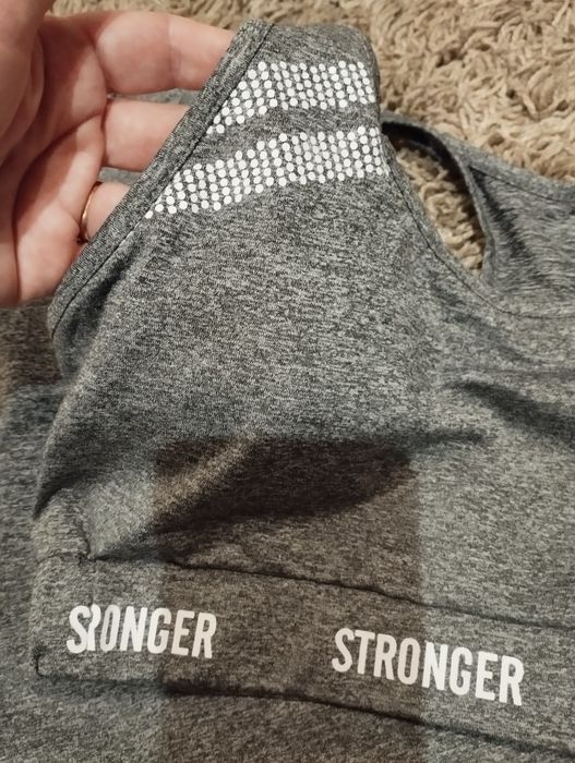 Костюм лосины и топ с чашками L