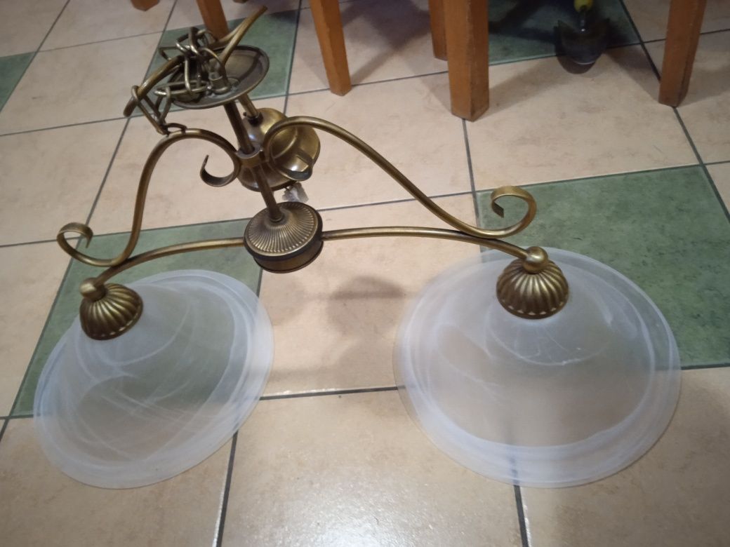 Lampa żyrandol mocowanie do sufitu