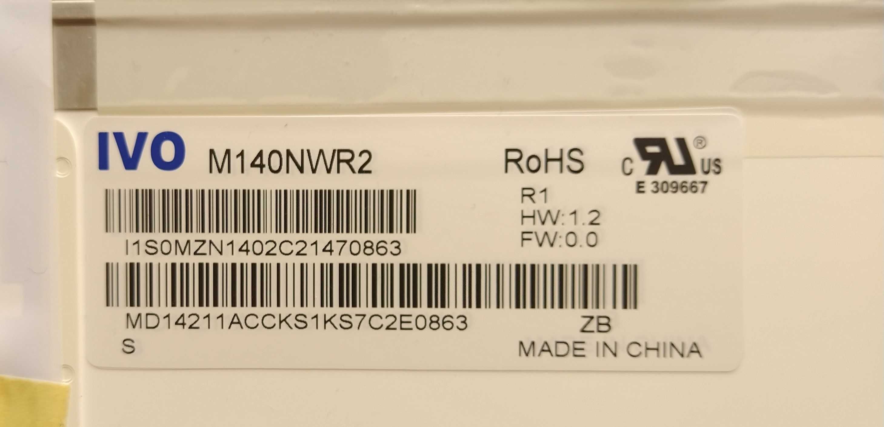 Display LCD M140NWR2