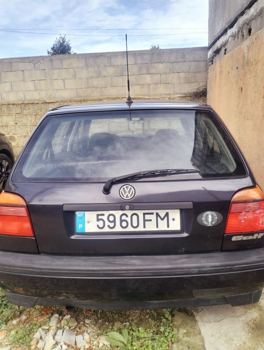 VW golfe III preto