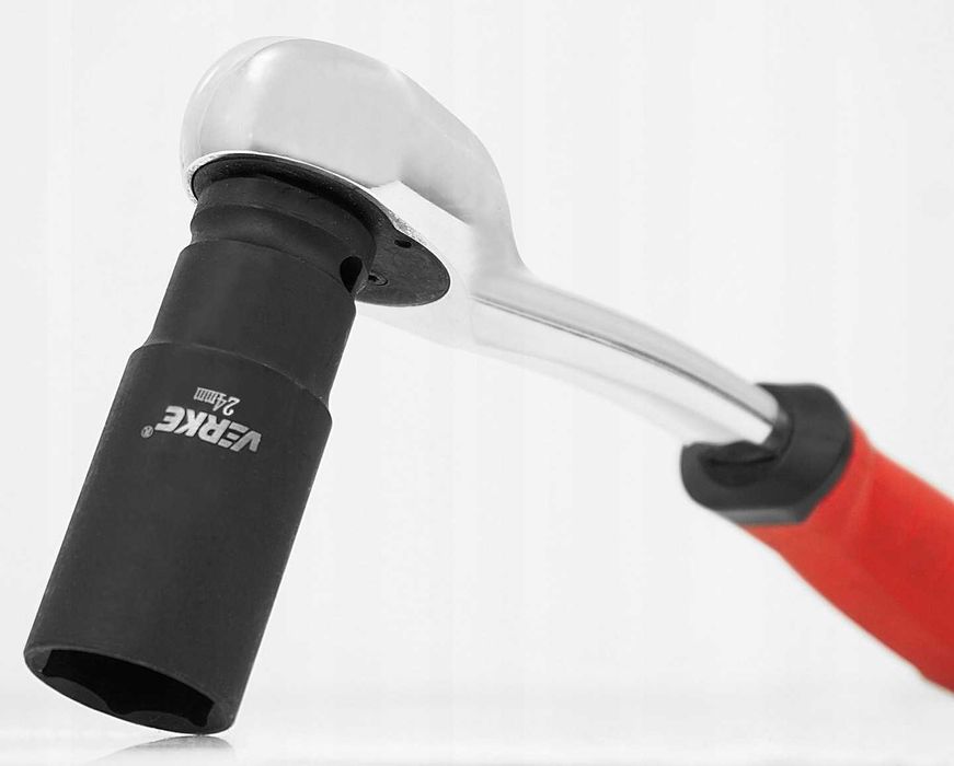 NASADKI UDAROWE 1/2 KRÓTKIE Długie Zestaw Kluczy Nasadowych 8-32