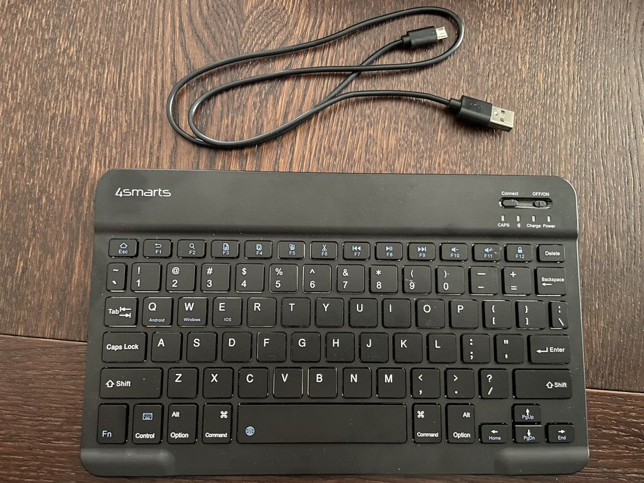 Klawiatura 4 smarts Bluetooth Dailybiz BTK QWERTY, czarna