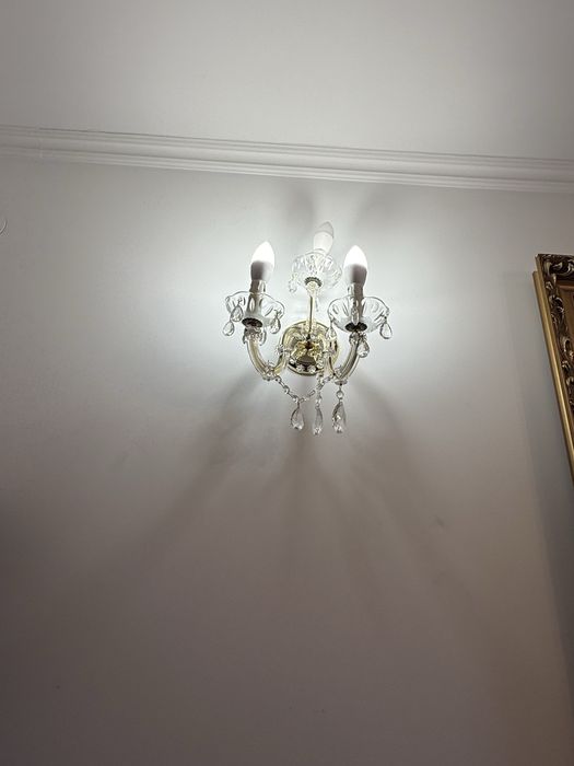 ŻYRANDOL i KINKIETY Palacowy kryształowa antyk Maria Teresa - DOSTĘPNY