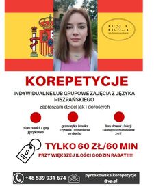 Hiszpański korepetycje