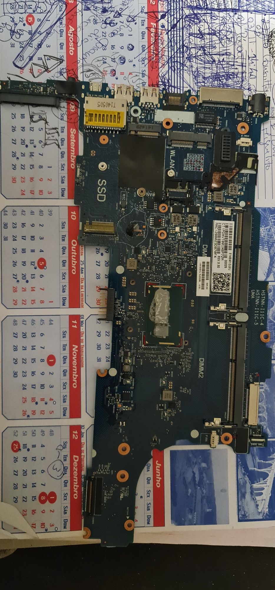 Board hp 840 g1 avariada