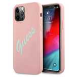 Etui Guess Silicone Vintage Na Iphone 12 Pro Max - Różowo-Zielone