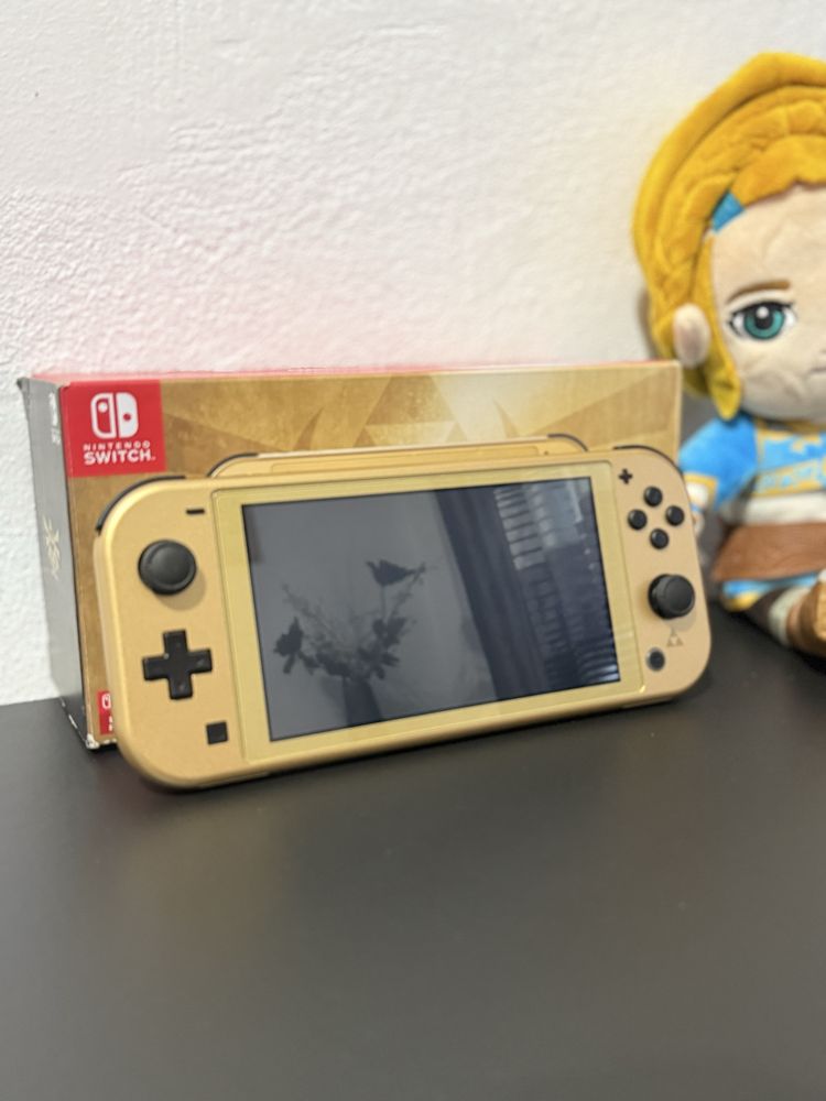 Nintendo Switch Lite Zelda Desbloqeuada (ler descricao)