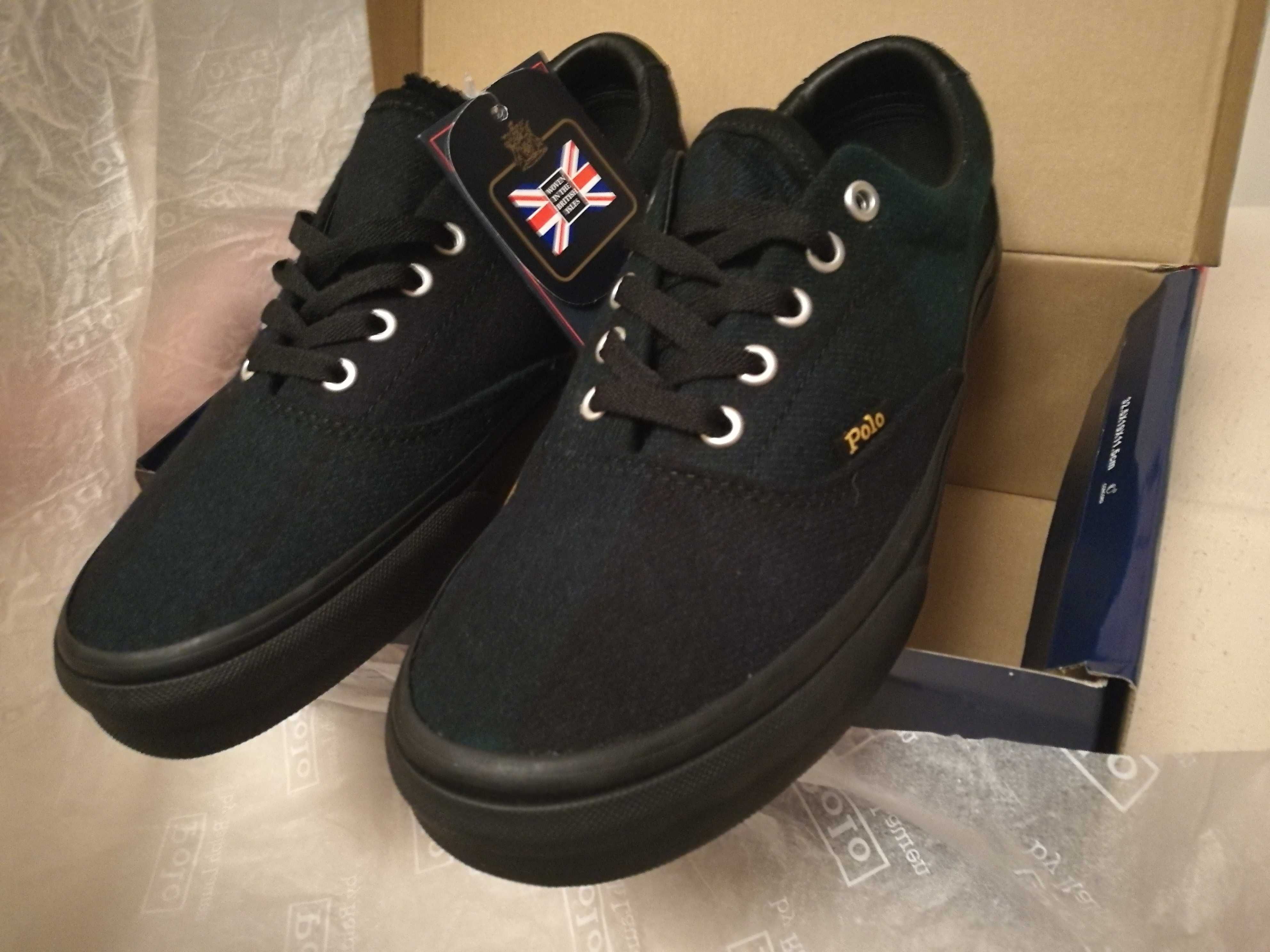 Nowe Buty Polo Ralph Lauren - Keaton Tab - rozmiar 42 - zielone