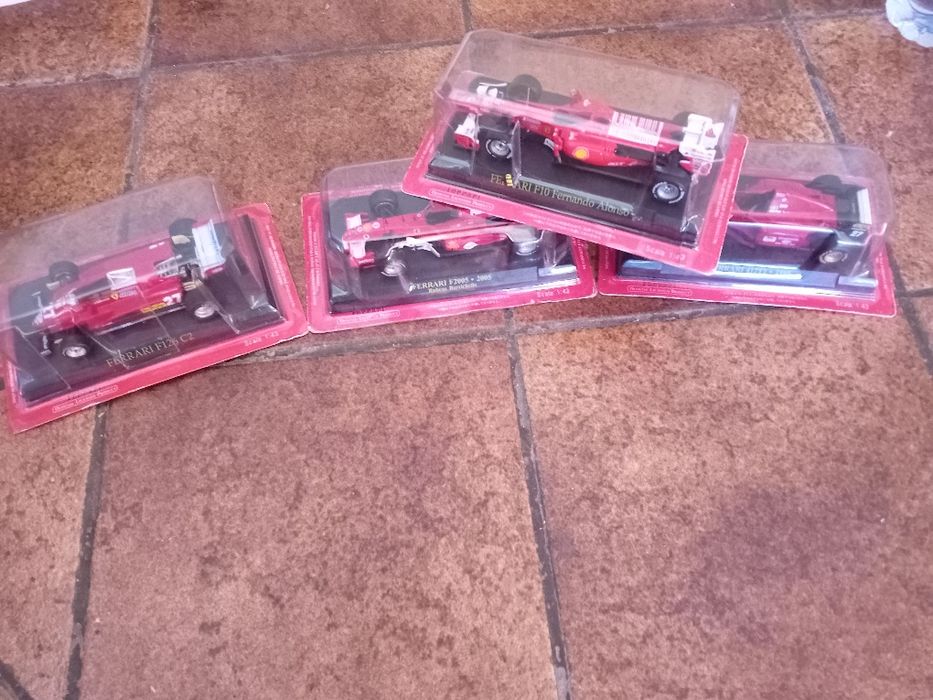 Miniaturas Ferrari F1,  F 126 C2 + F2005 + F10 × F412T2 (ver fotos)