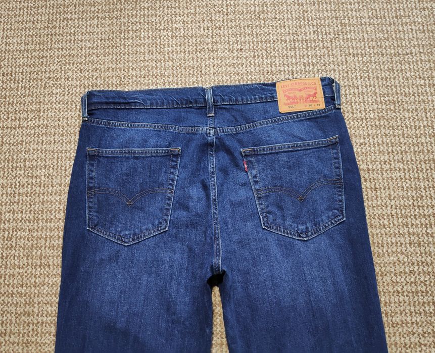 Levi's 511 W36 L32 джинси slim fit оригінал сині