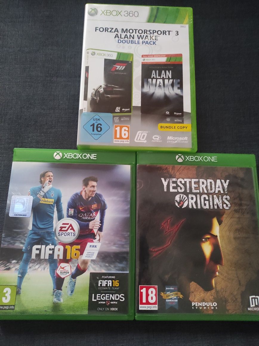 Pack 3 jogos Xbox troca ou venda