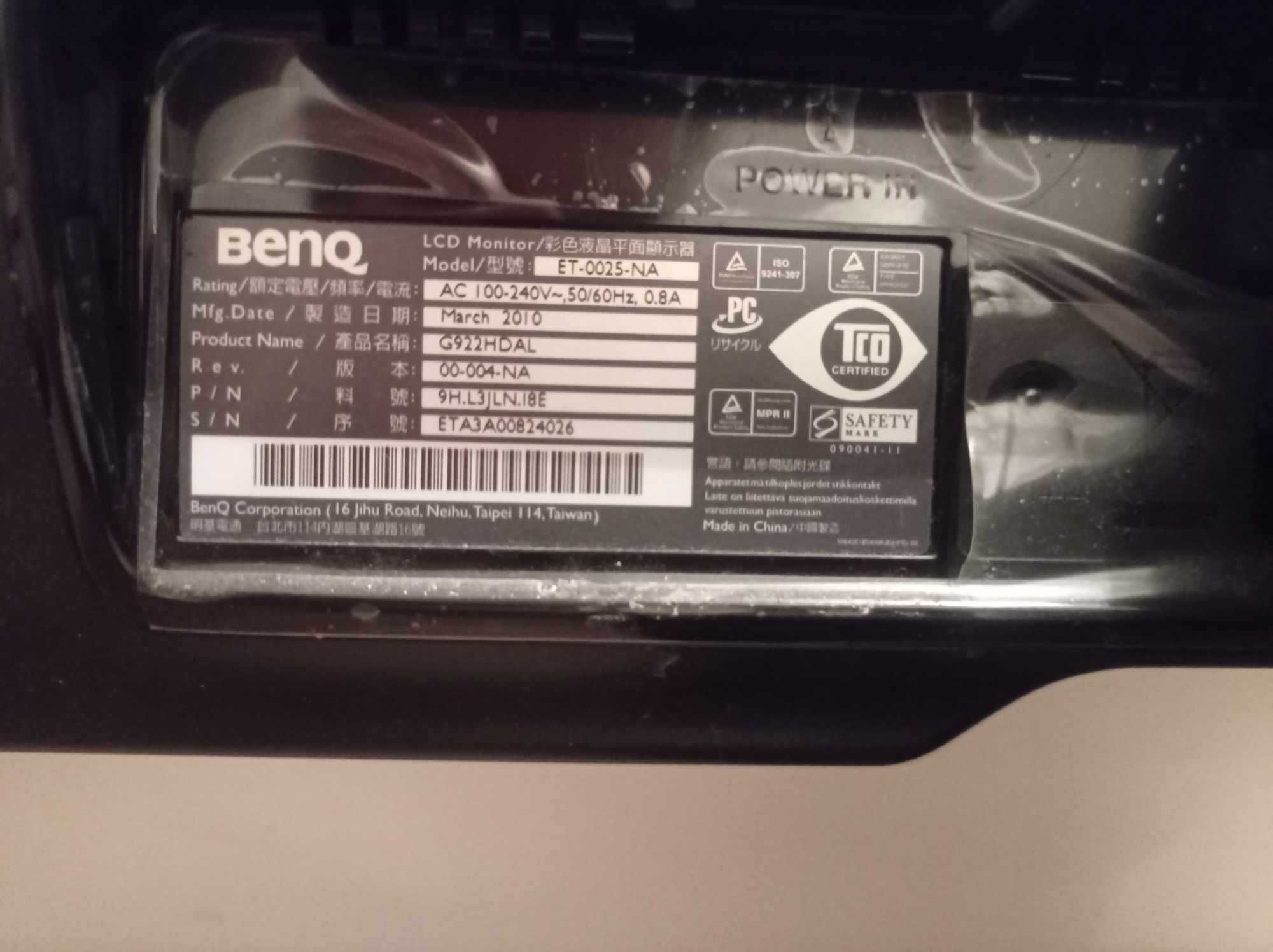Monitory    BENQ