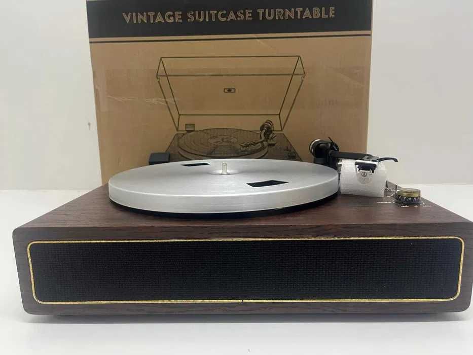 Gramofon Winylowy Retrolife Bluetooth Głośnik Aux Vintage Rca Retro