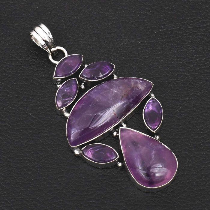 zawieszka, wisio kamień naturalny
Ametyst. Próba 925 unikat