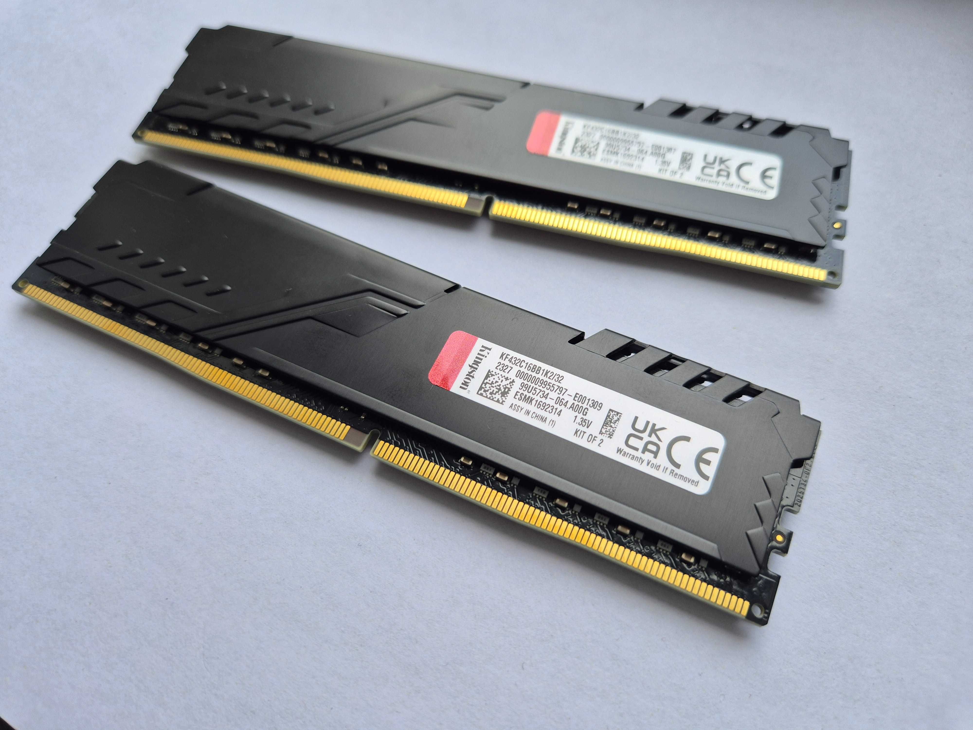 Pamięć RAM Kingston Fury Beast 32GB (2x 16GB DDR4)  *BDB* STAN!