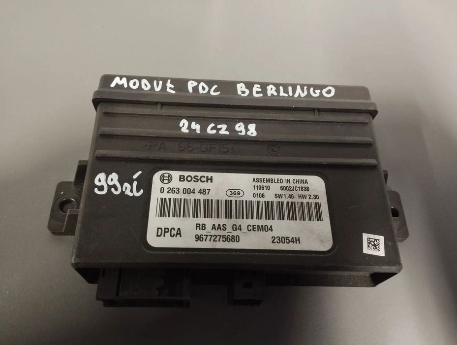 Citroen Berlingo 08-&gt;moduł sterownik PDC moduł sterownik 0263004487