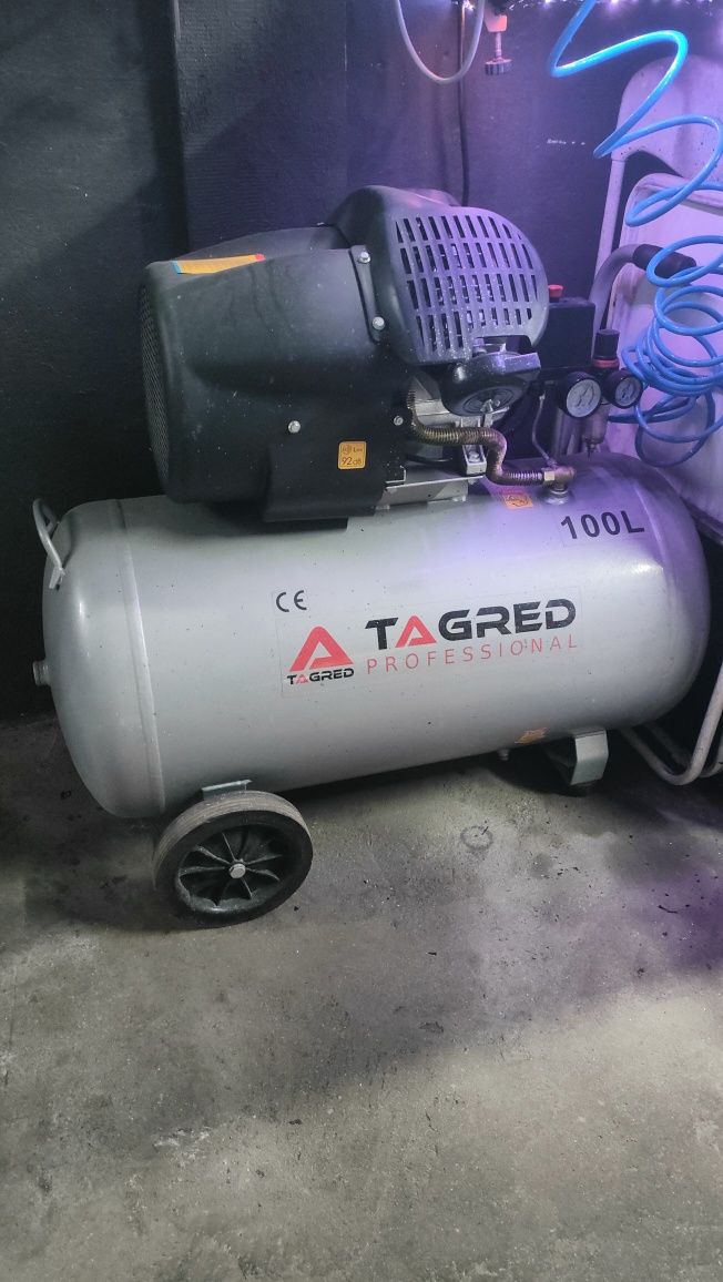 Kompresor 100l 2 tłokowy
