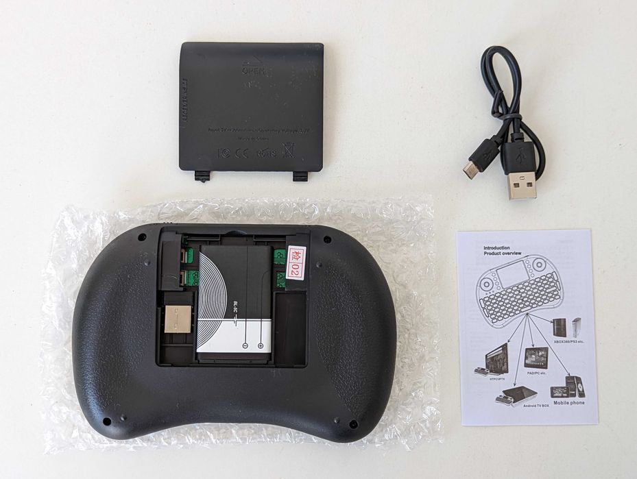 Comando Universal USB | Teclado QWERTY | Touchpad | Luz | Bateria | i8