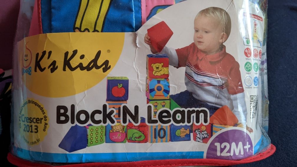 Miękkie klocki K'kids block n learn