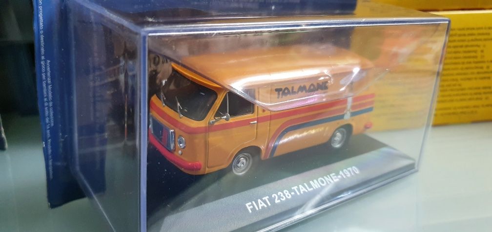 Miniatura carrinha vintage Fiat 238 de 1970 altaya