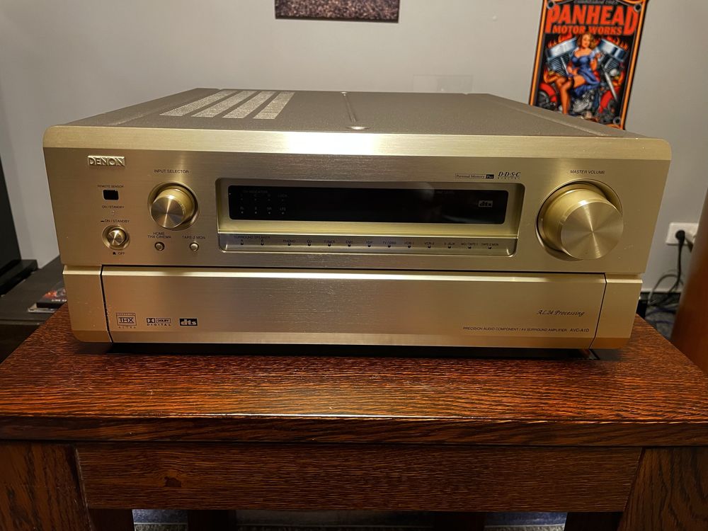 Wzmacniacz amplituner kina domowego DENON AVC A1D z pilotem